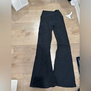 Hollister High-Rise Black Flared Leggings